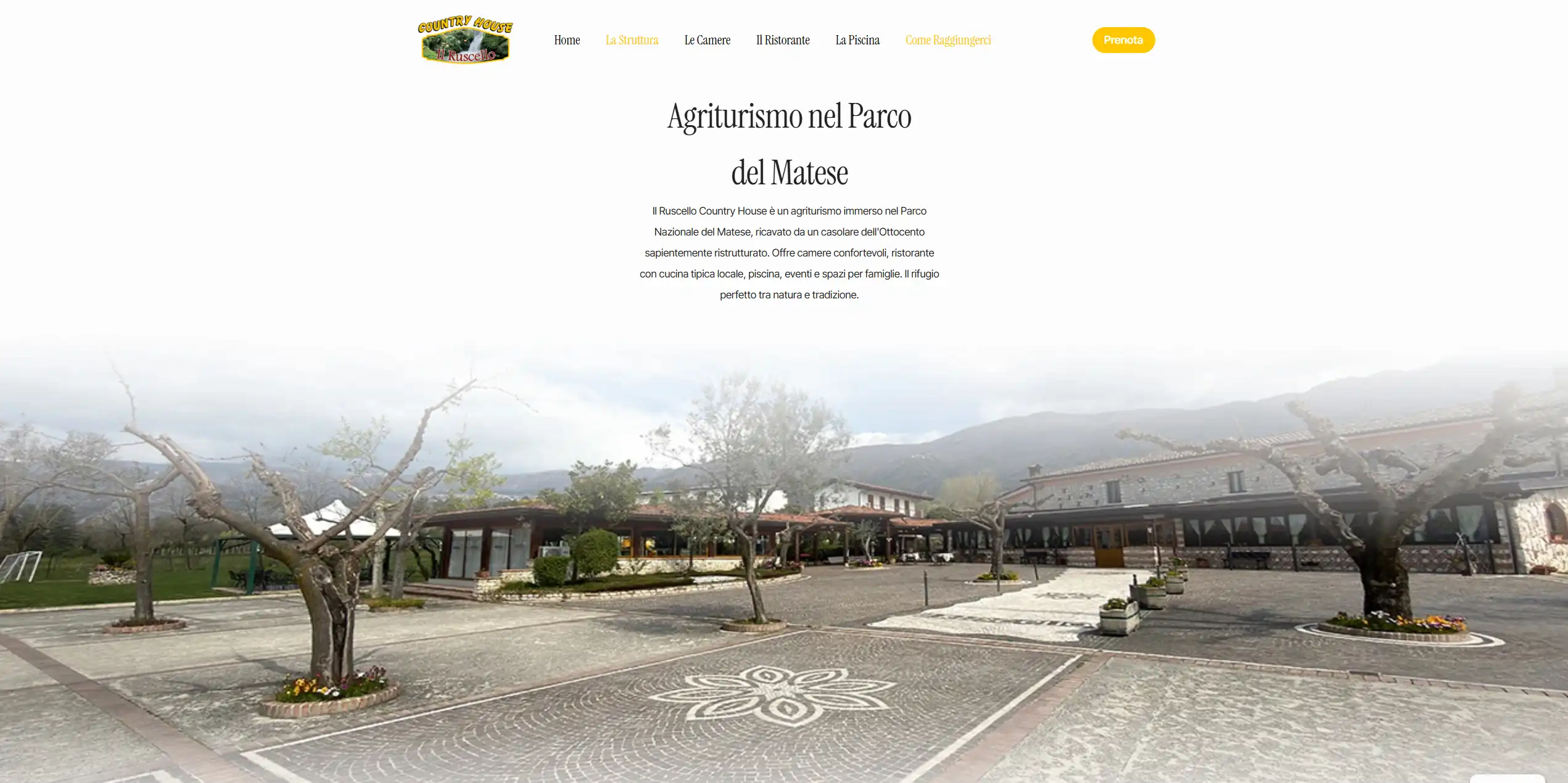 sezione sito Il Ruscello Country House
